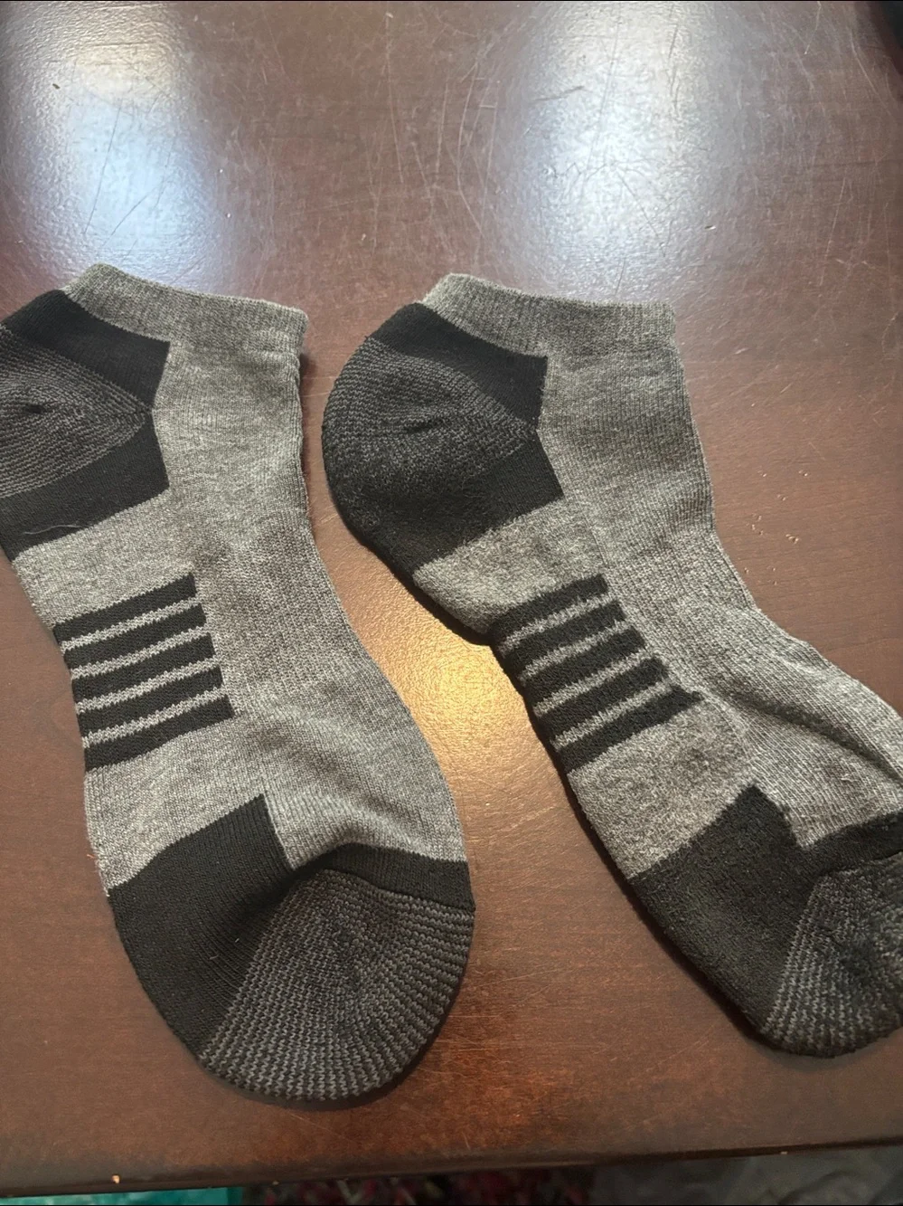 4 Pair Gold Toe Low-Cut Gray and Black Athletic Socks in 2 styles